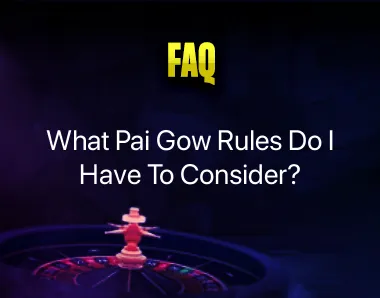 Pai Gow Rules Pai Gow Rules